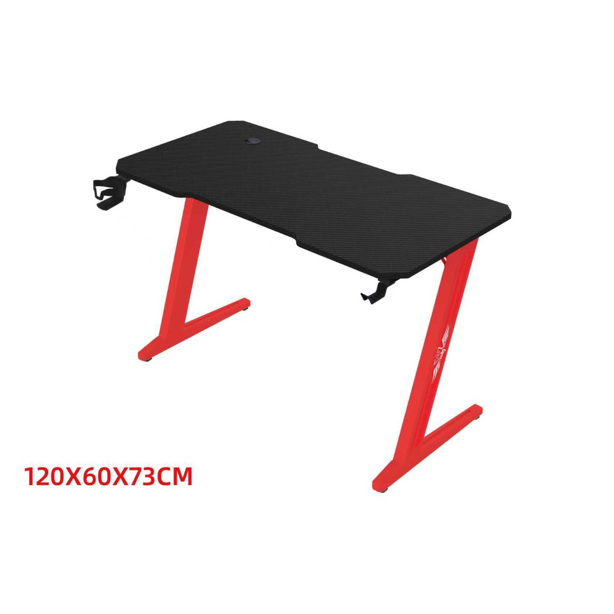Red-Edition Z-Frame Gaming Desk (120cm)