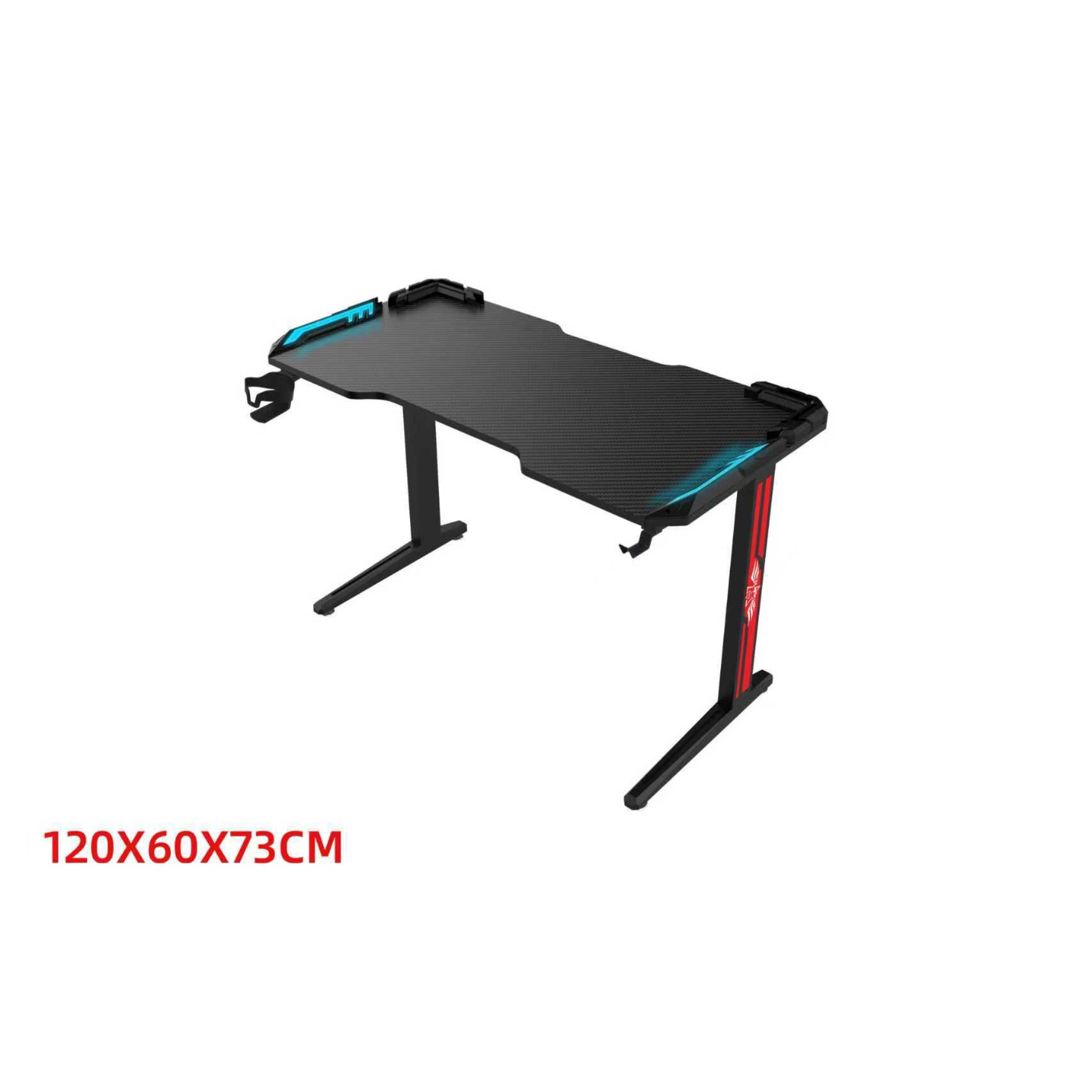 RGB-Enhanced T-Frame Gaming Desk (120cm)