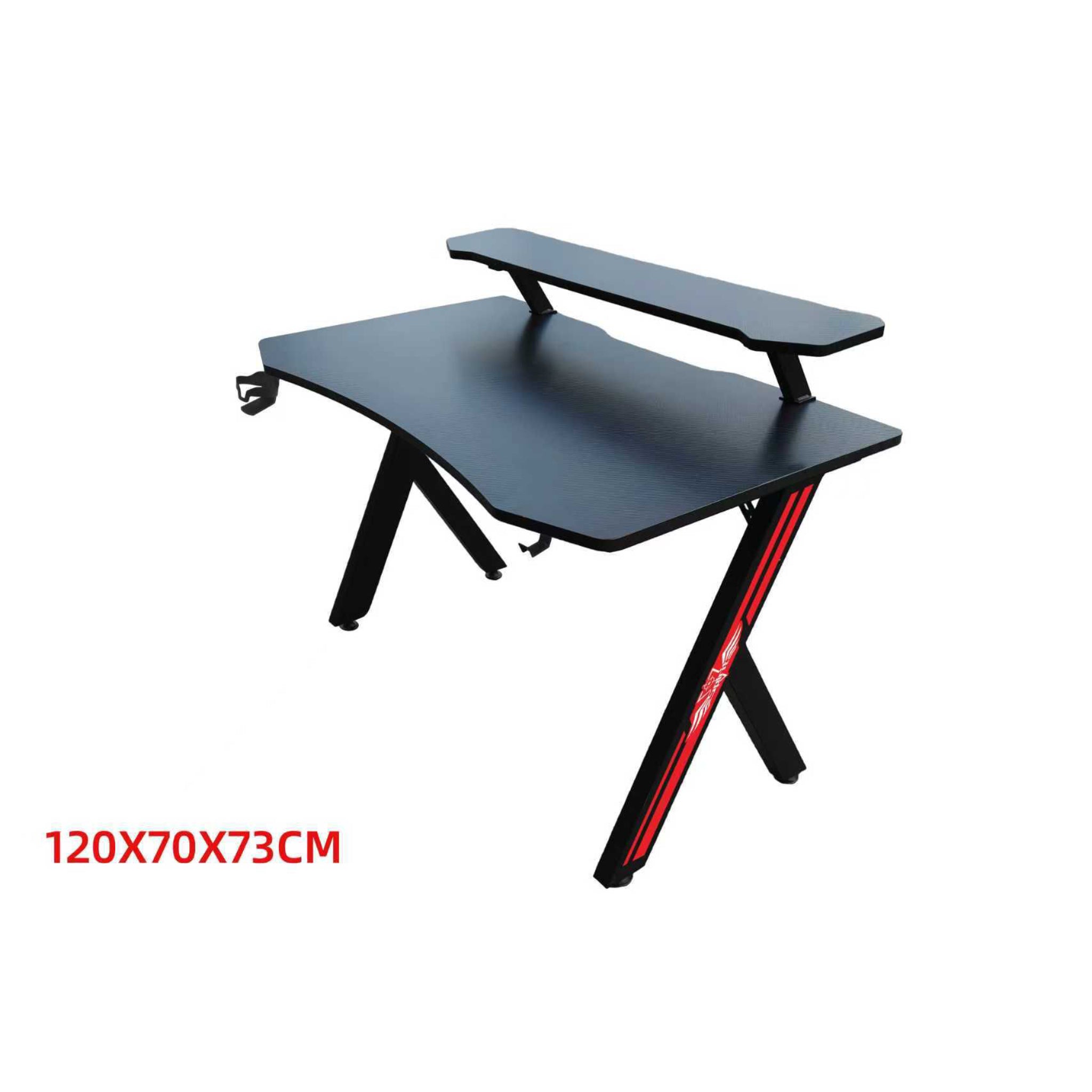 Elite K-Frame Gaming Desk with Monitor Riser