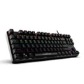 Diamond Star MH7588 TKL Mechanical Gaming Keyboard (80% Layout, Red Kaicheng Switches, RGB, Aluminum Build) - Black