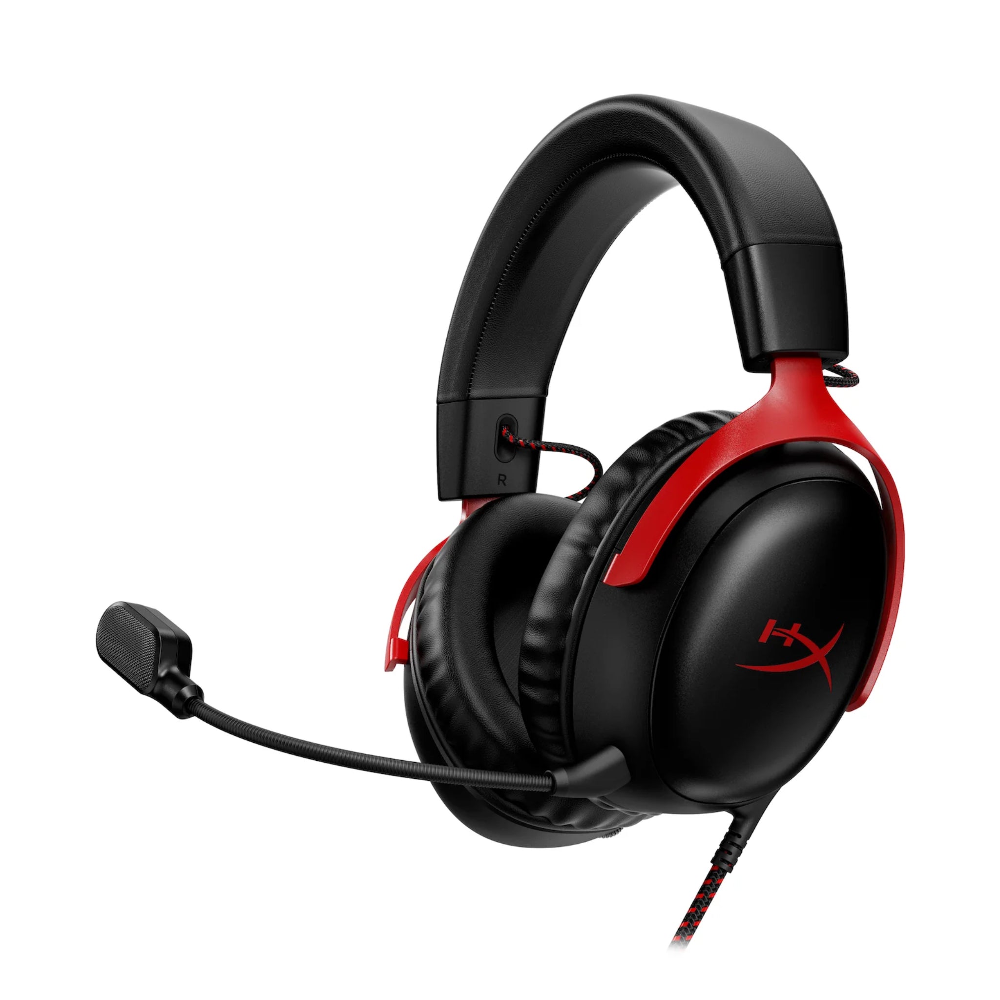 HyperX Cloud III Gaming Headset (53mm Angled Drivers, DTS Spatial Audio, 10mm Noise-Cancelling Mic, Multi-Platform)