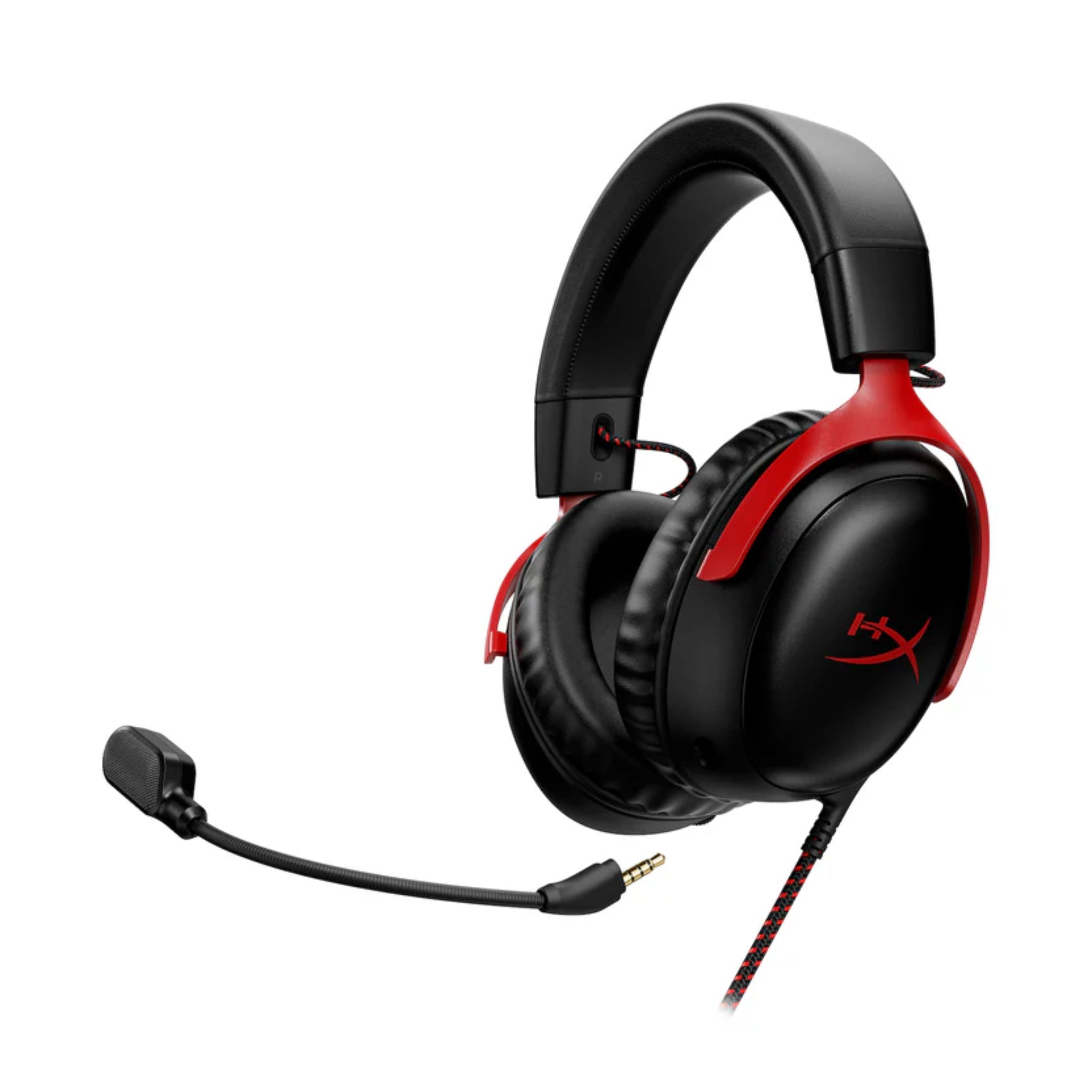 HyperX Cloud III Gaming Headset (53mm Angled Drivers, DTS Spatial Audio, 10mm Noise-Cancelling Mic, Multi-Platform)