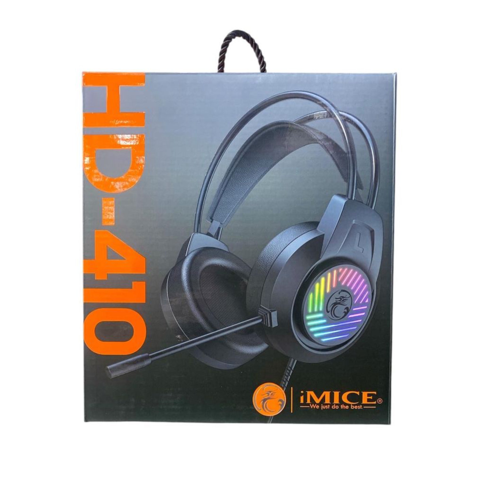 iMice HD-410 Wired Gaming Headset (50mm Drivers, Integrated Mic)